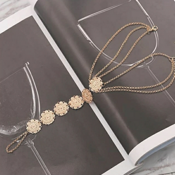 🎊2X HOST PICK🎊Boho Coin Anklet Bracelet - Picture 4 of 7